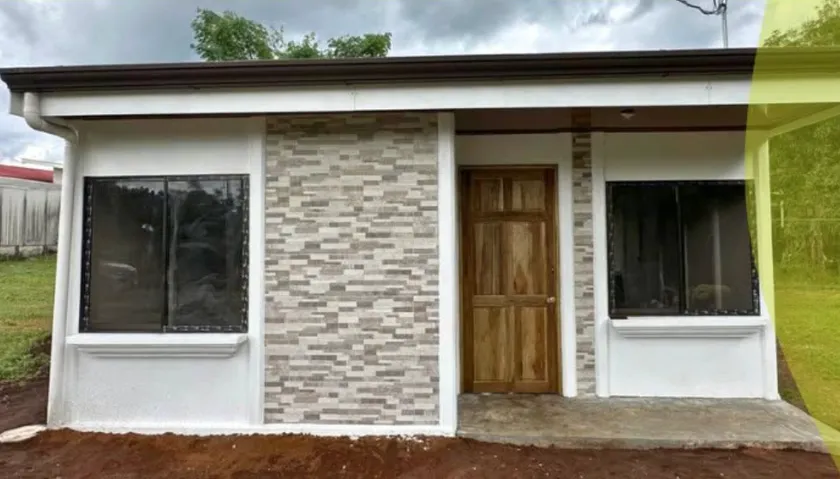 Casa construida por Inversiones JJ con bono de vivienda